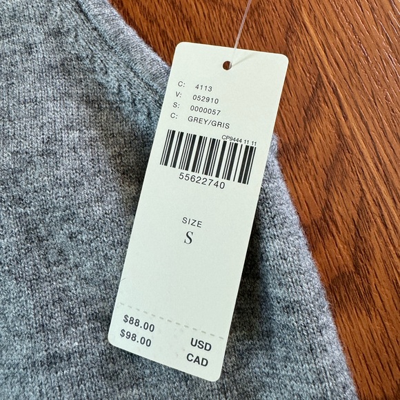 Anthropologie Gray Sweater Vest - Picture 2 of 4
